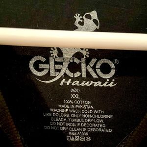 Gecko Hawaii Mens Xxl tshirt